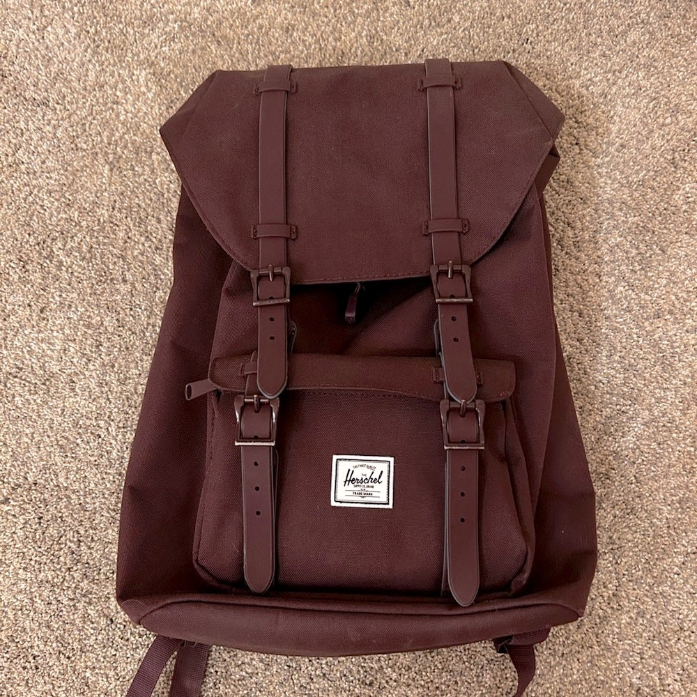 Dark purple Herschel backpack OS